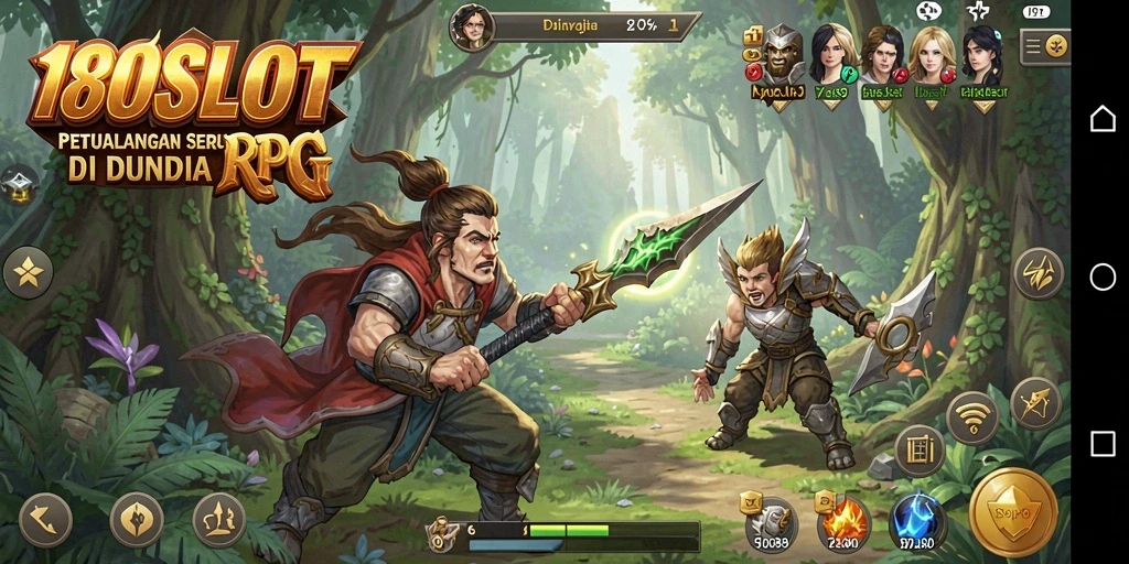 Tampilan gameplay RPG 180SLOT yang menarik dan penuh aksi.