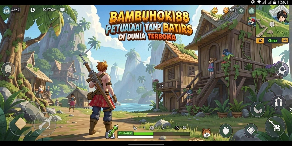 Tampilan gameplay menakjubkan di dunia terbuka BAMBUHOKI88.