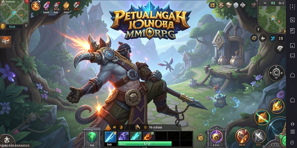 Tampilan gameplay D73 yang memukau dan penuh aksi.