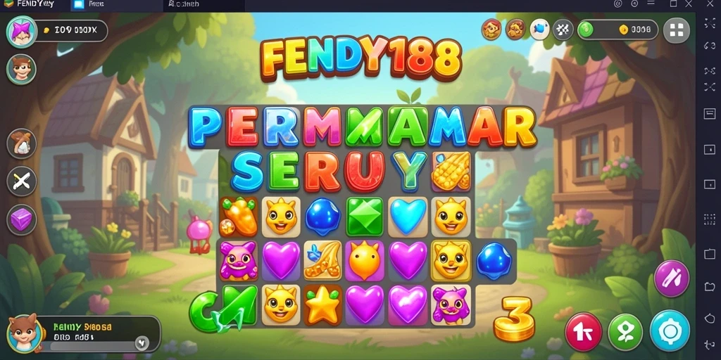 Tampilan gameplay FENDY188 yang penuh warna dan menantang.