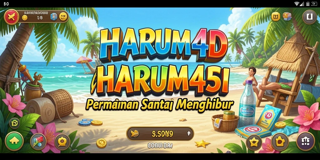 Tampilan gameplay HARUM4D yang seru dan penuh warna.