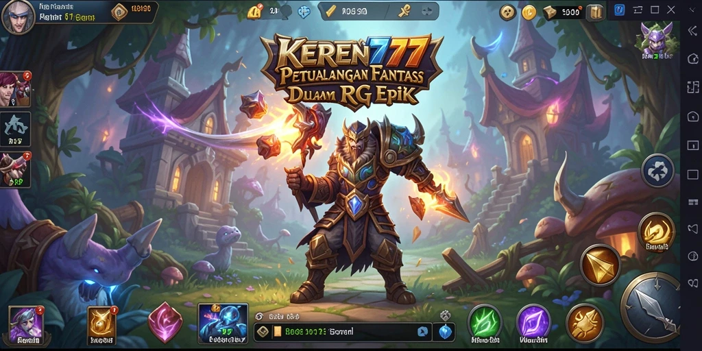 Tampilan menarik dari gameplay RPG KEREN777 yang mendebarkan.