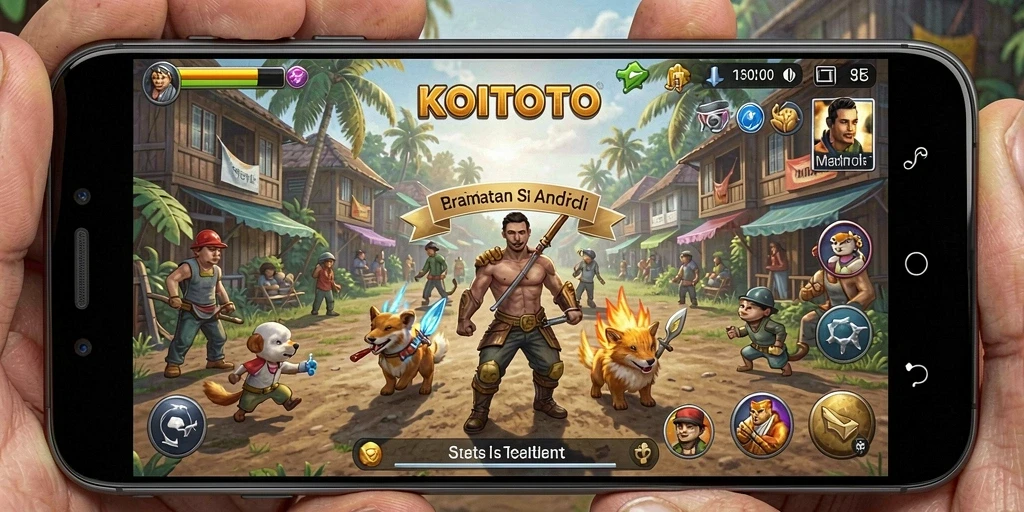 Tampilan menarik dari gameplay KOITOTO yang penuh strategi.