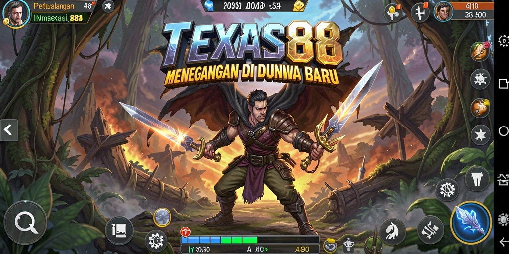 Tangkapan layar dari gameplay <strong>TEXAS88</strong> yang menampilkan petualangan seru dan tantangan.